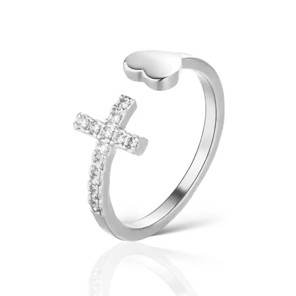 Love Kreuz Ring